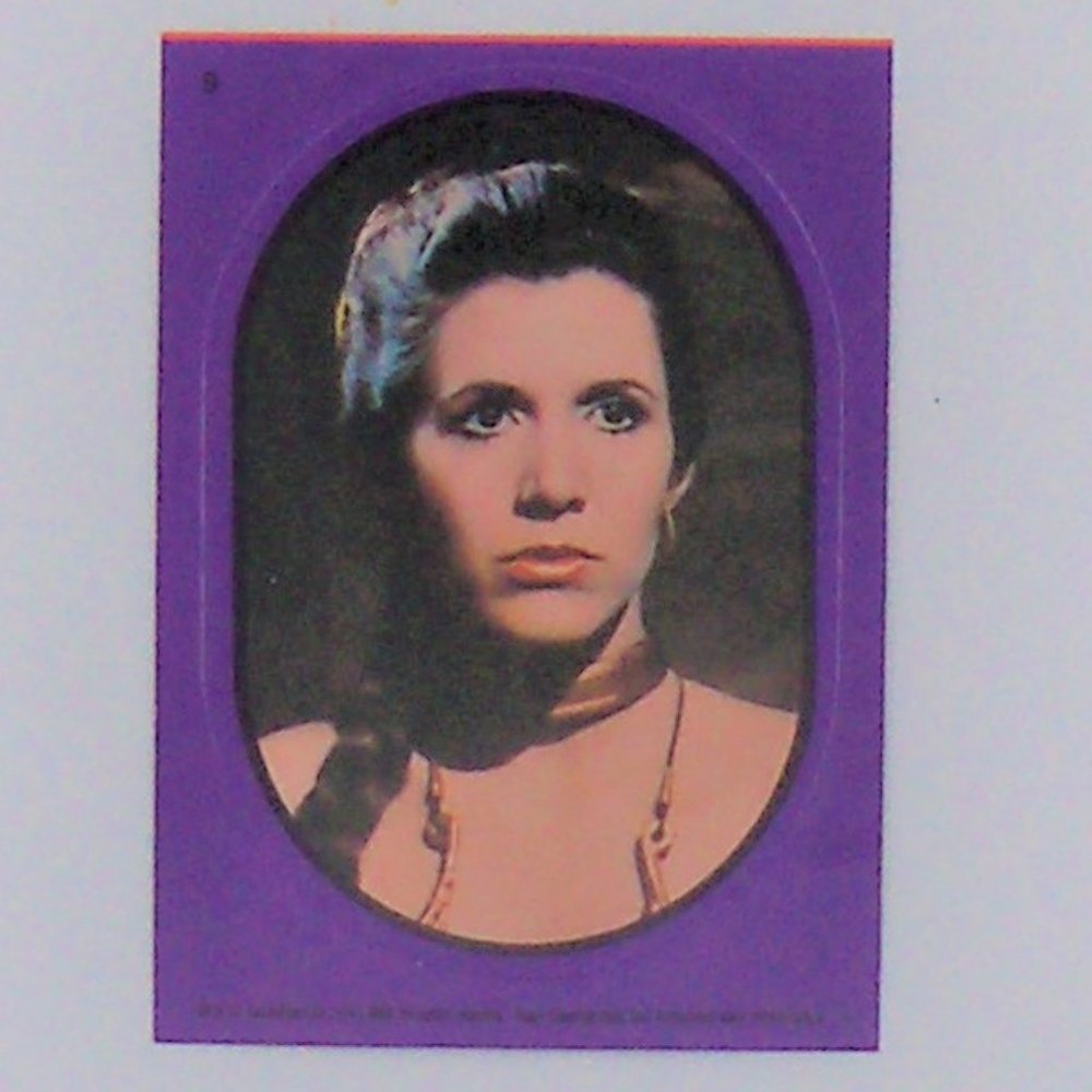 8 Topps 1983 Star Wars Return of The Jedi Stickers - Picture 4 of 12